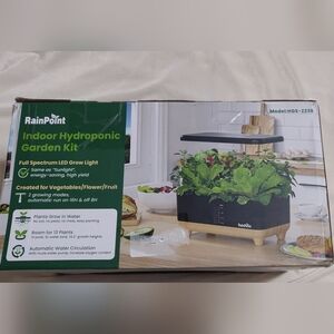 Rainpoint Indoor Hydroponic Garden Kit NIB 13 Pods